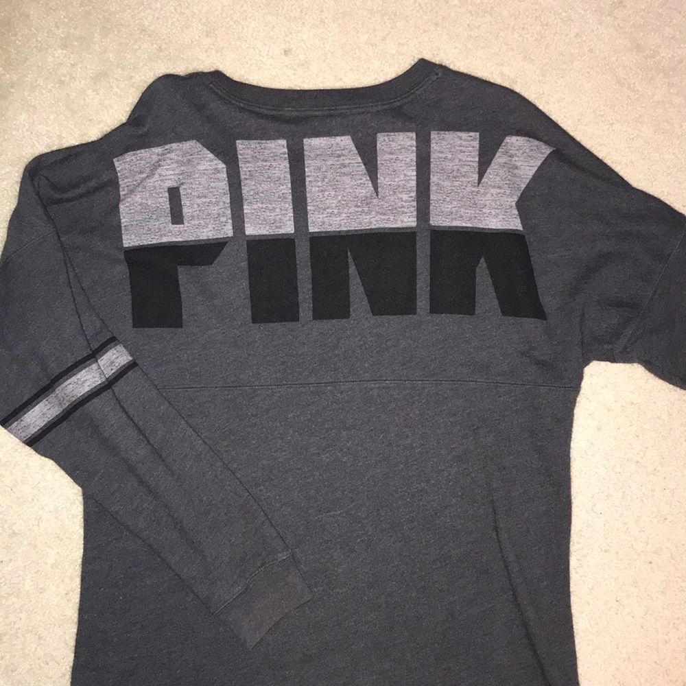 PINK Varsity Crew Sweater